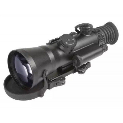 AGM Wolverine-4 NW1 Night Vision Rifle Scope 4x with Gen 2+ \"Level 1\"", P45-White Phosphor IIT. Long-Range Infrared Illuminator included"