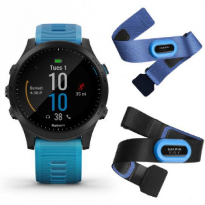 Спортивні годинник Garmin Forerunner 945 HRM Bundle (010-02063-11 / 010-02063-10)