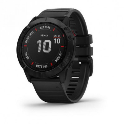 Спортивні годинник Garmin Fenix ​​6x Pro Black with Black Band (010-02157-01)
