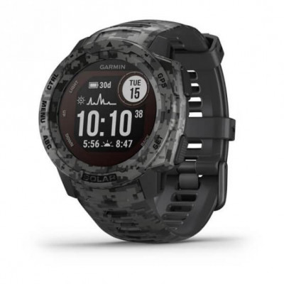 Смарт-годинник Garmin Instinct Solar Graphite Camo (010-02293-05/010-02293-15)