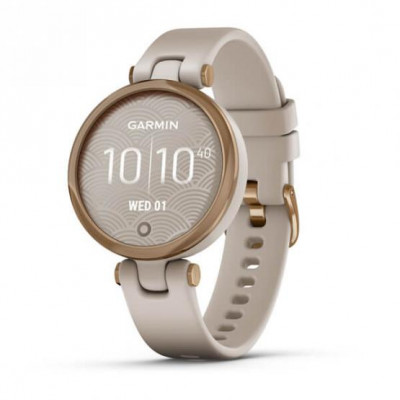Смарт-годинник Garmin Lily Sport Edition - Rose Gold Bezel with Light Sand Case and S. Band (010-02384-11/01)