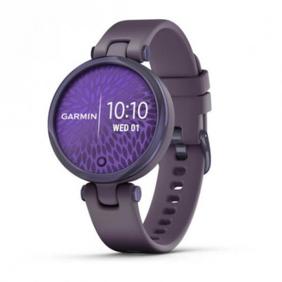 Смарт-годинник Garmin Lily Sport Edition - Midnight Orchid Bezel with Deep Orchid Case and Silicone Band (010-02384-12/02)