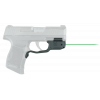 Crimson Trace LG422G Laserguard 5mW Green Laser with 532nM Wavelength & Black Finish for Sig P365