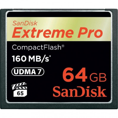 Карта пам'яті SanDisk 64 GB Extreme Pro CompactFlash SDCFXPS-064G-X46