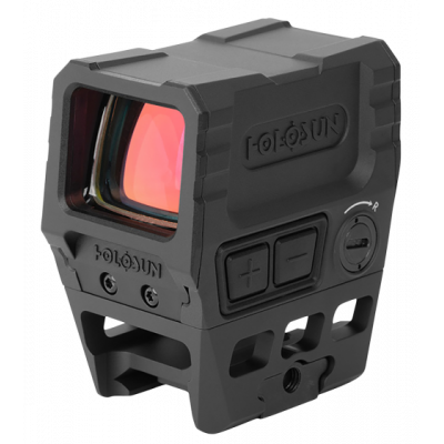 Holosun AEMS CORE Black Anodized 1x 2 MOA Illuminated Red Dot Reticle Features Lower 1\/3 Co-Witness Mount