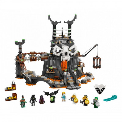 Блоковий конструктор LEGO Ninjago Підземелля чаклуна-скелета тисяча сто сімдесят одна деталь (71722)