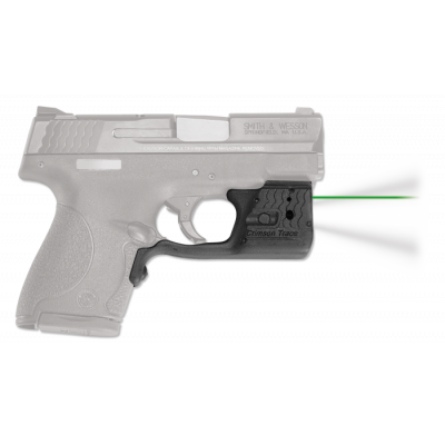 Crimson Trace LL801G Laserguard Pro 5mW Green Laser 532nM Wavelength & 50 ft Range with 150 White LED Light Black Finish for S&W M&P Shield, M&P Shield M2.0
