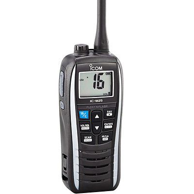 Icom IC-M25 VHF Pearl White — Рація морська 156-163 МГц 5 Вт біла