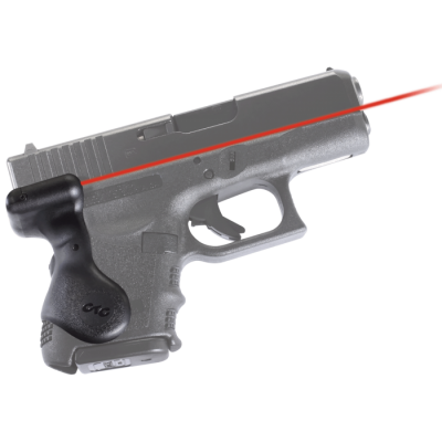 Crimson Trace LG626 Lasergrips 5mW Red Laser with 633nM Wavelength & 50 ft Range Black Finish for Glock 26, 27, 33, 28, 39 Gen3