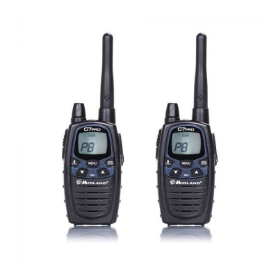 Радіостанція портативна 2 штуки LPD/PMR 446 МГц 24 канали Midland XT50 Twin Pack (С1178)