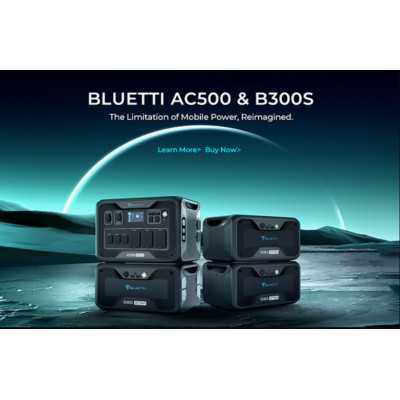 Комплект зарядної станції BLUETTI AC500 + B300S Home Battery Backup (PB931026)