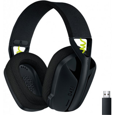 Навушники з мікрофоном Logitech G435 LIGHTSPEED Black (981-001050)