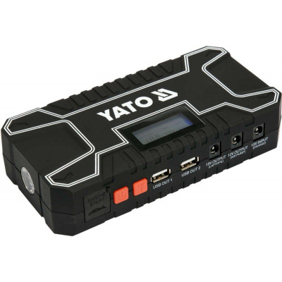 Автономний пусковий пристрій (бустер) YATO YT-83082 з LCD дисплеєм