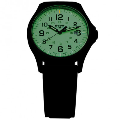 Годинник Traser P67 Officer Pro RS - GunMetal/Lime