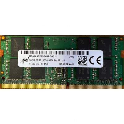 MTA16ATF2G64HZ-3G2E2 Оперативна пам'ять MICRON 16GB DDR4 3200MHz 1Rx8 SODIMM 1.20V 260pin CL22-22-22