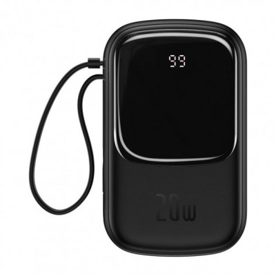 Зовнішній акумулятор (Power Bank) Baseus Qpow 20W 20000mAh Black (PPQD-H01)