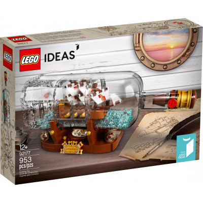 Блоковий конструктор LEGO Ideas Корабель у пляшці (92177)