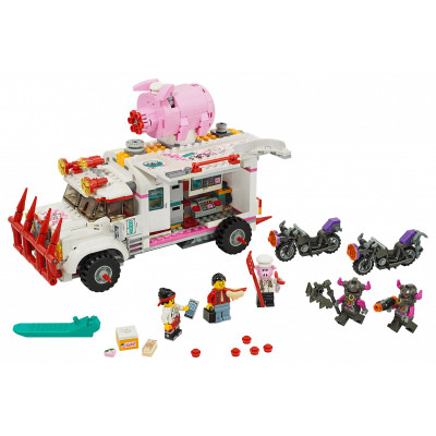 Блоковий конструктор LEGO Monkie Kid Вантажівка-кафе Пігсі (80009)