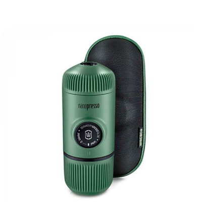 Портативна кавоварка Wacaco Nanopresso Moss Green + Case