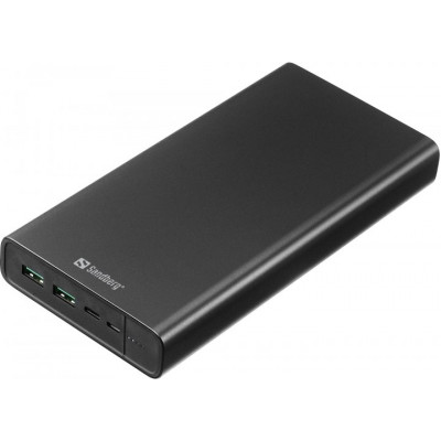 Зовнішній акумулятор (Power Bank)  Sandberg USB-C PD 100W 38400 Powerbank