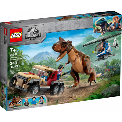 Блоковий конструктор LEGO Jurassic World Погоня за карнотавром (76941)