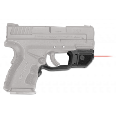 Crimson Trace LG496 Laserguard  5mW Red Laser with 633nM Wavelength & 50 ft Range Black Finish for Springfield XD Mod.2