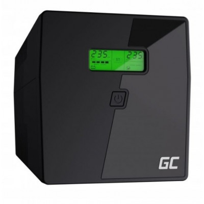 Лінійно-інтерактивний ДБЖ Green Cell UPS01LCD (600VA/360W)