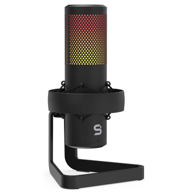 Мікрофон для ПК/ для стрімінгу, подкастів SPC Gear AXIS RGB Black (SPG148)