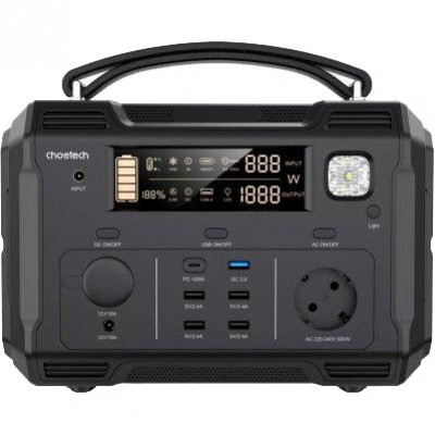 Зарядна станція Choetech Portable Power Station 500W BS004 (BS004-EU-BK)