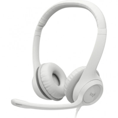 Навушники з мікрофоном Logitech H390 USB White (981-001286)