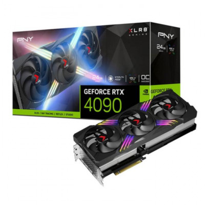Відеокарта PNY GeForce RTX 4090 24 GB OC XLR8 Gaming Verto EPIC-X RGB TF (VCG409024TFXXPB1-O)