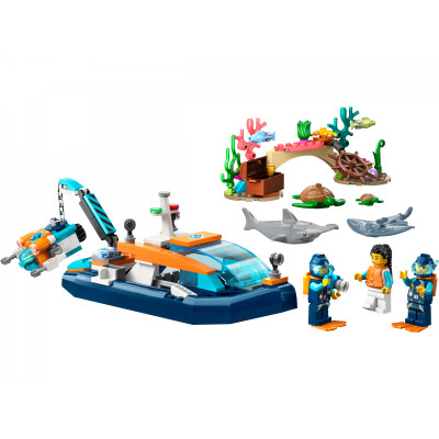 Блоковий конструктор LEGO City Дослідницький підводний човен (60377)