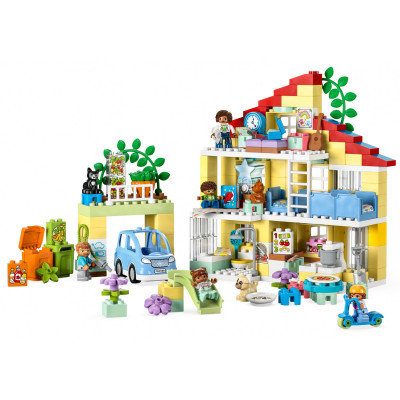 Блоковий конструктор LEGO Duplo Сімейний будинок 3 в 1 (10994)