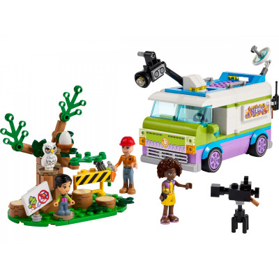 Блоковий конструктор LEGO Friends Фургон редакції новин (41749)