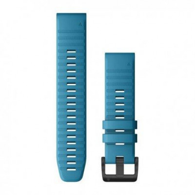 Ремінець для смарт-годин Garmin Ремешок для Quatix 6 QuickFit 22 Cirrius Blue Silicone (010-12863-20)
