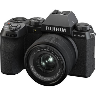 бездзеркальний фотоапарат Fujifilm X-S20 kit 15-45mm f/3,5-5,6 Black (16781917)