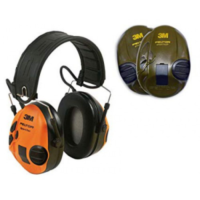 Навушники активні протишумові 3M Peltor SportTac Active Earmuffs - Digicamo Olive / Orange