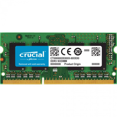 Пам'ять для ноутбуків Crucial 4 GB SO-DIMM DDR3 1066 MHz (CT4G3S1067M)