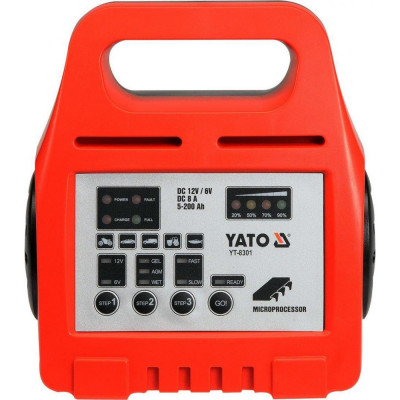 Автомобільний зарядний пристрій YATO YT-8301