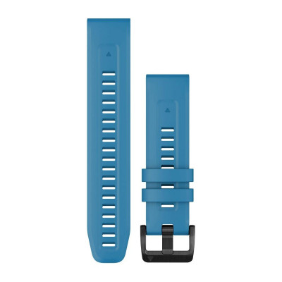 Ремінець Garmin Ремінець QuickFit 22 Watch Bands Cirrus Blue with Black Stainless Steel Hardware (010-13111-30)