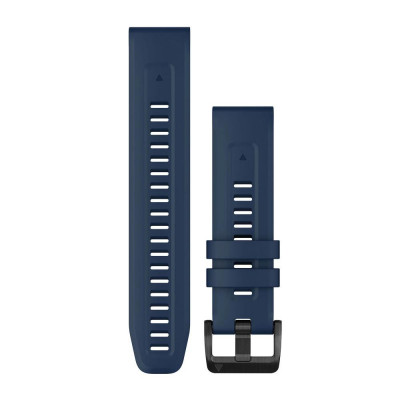 Ремінець Garmin Ремінець  QuickFit 22 Watch Bands Captain Blue with Black Stainless Steel Hardware (010-13111-31)