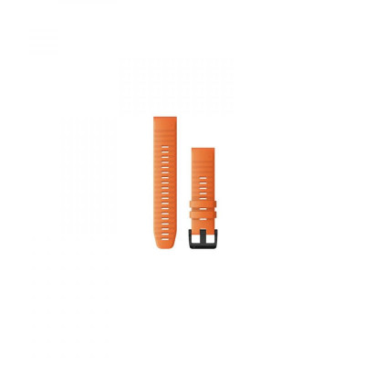 Ремінець Garmin Ремешок для Fenix 6 22mm QuickFit Ember Orange Silicone bands (010-12863-01)