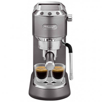 Ріжкова кавоварка еспресо Delonghi Dedica Arte EC 885.GY