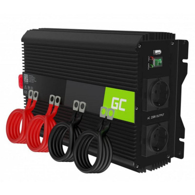 Перетворювач (інвертор) DC-AC Green Cell PRO 12V 230V 2000W/4000W (INVGC10)