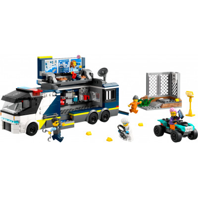 Блоковий конструктор LEGO City Пересувна поліцейська криміналістична лабораторія (60418)