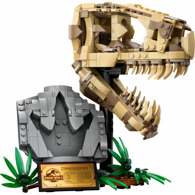 Блоковий конструктор LEGO Jurassic World Скам’янілості динозаврів: череп тиранозавра (76964)