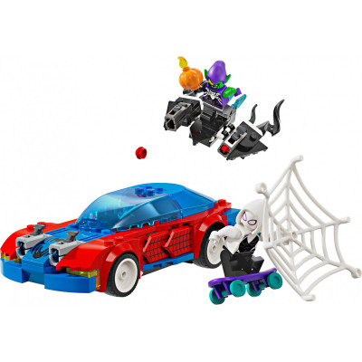 Блоковий конструктор LEGO Marvel Автомобіль для перегонів Людини-Павука й Зелений Гоблін з отрутою Венома (76279)