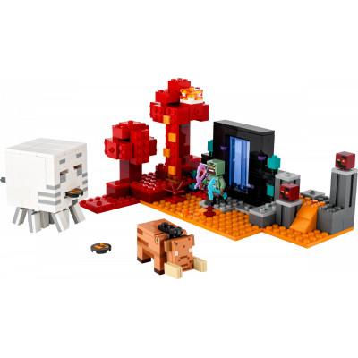 Блоковий конструктор LEGO Minecraft Засідка біля порталу в Нижній світ (21255)