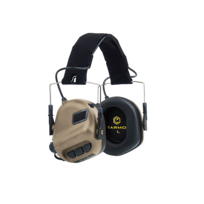 Активні тактичні навушники Earmor M31. Coyote Tan. EM-M31-COY