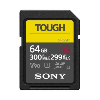 Карта пам'яті Sony 64 GB SDXC UHS-II U3 V90 TOUGH SF64TG